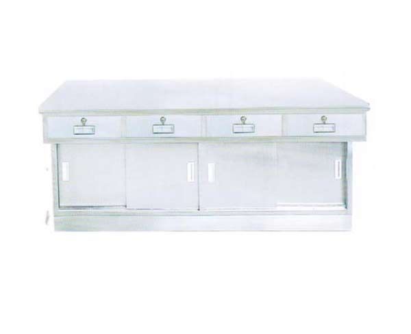 G35不銹鋼工作臺（四抽、推拉門）